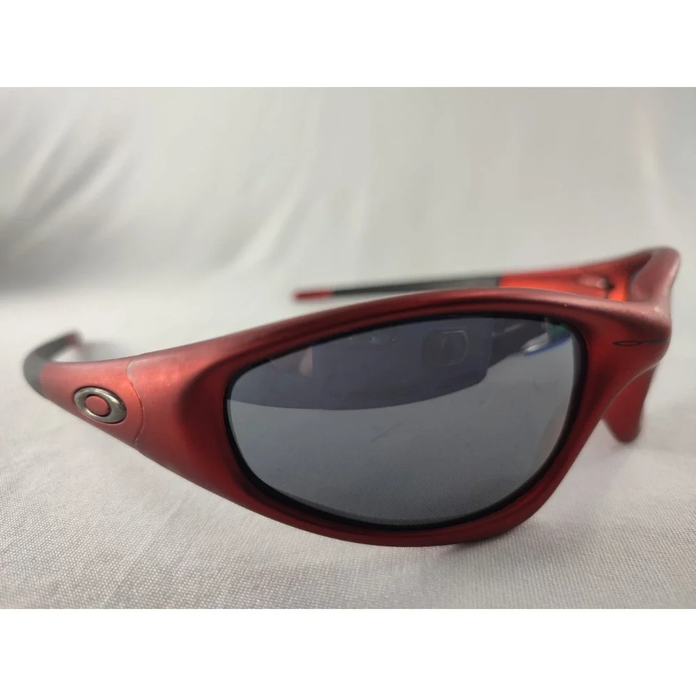 Oakley Straight Jacket FMJ‎ Red SURVIVOR 1999 Gen Black Iridium Made in USA